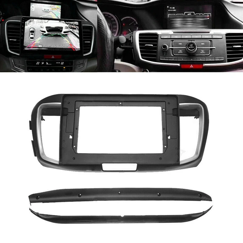Автомобильный Радио фасции Для 2013-18 Honda Accord 10 1 дюймов стерео Dvd плеер приборной