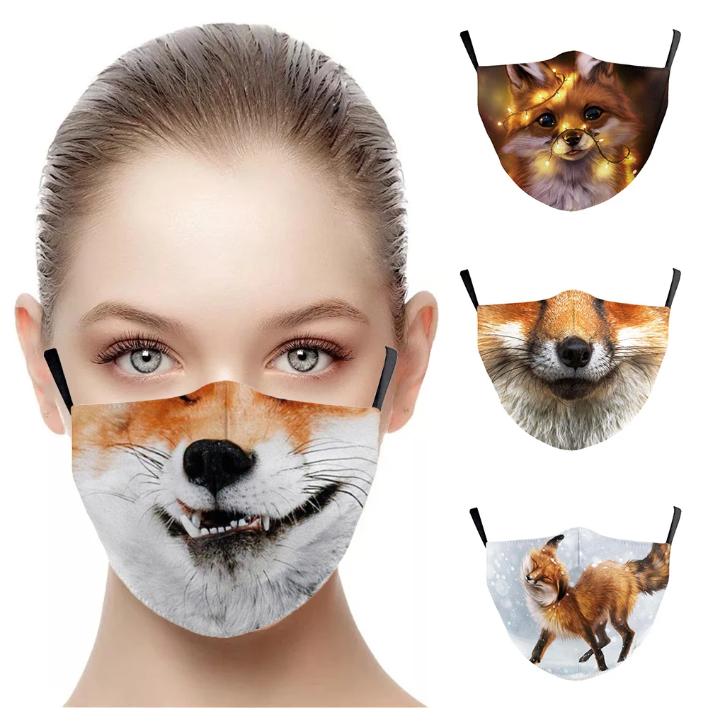 Маска велосипедная унисекс креативная дышащая маска для взрослых с 3D-принтом