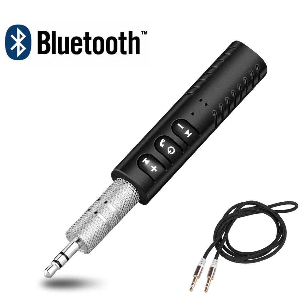 Автомобильный Bluetooth AUX 3 5 мм разъем приемник громкая связь адаптер автомобильный