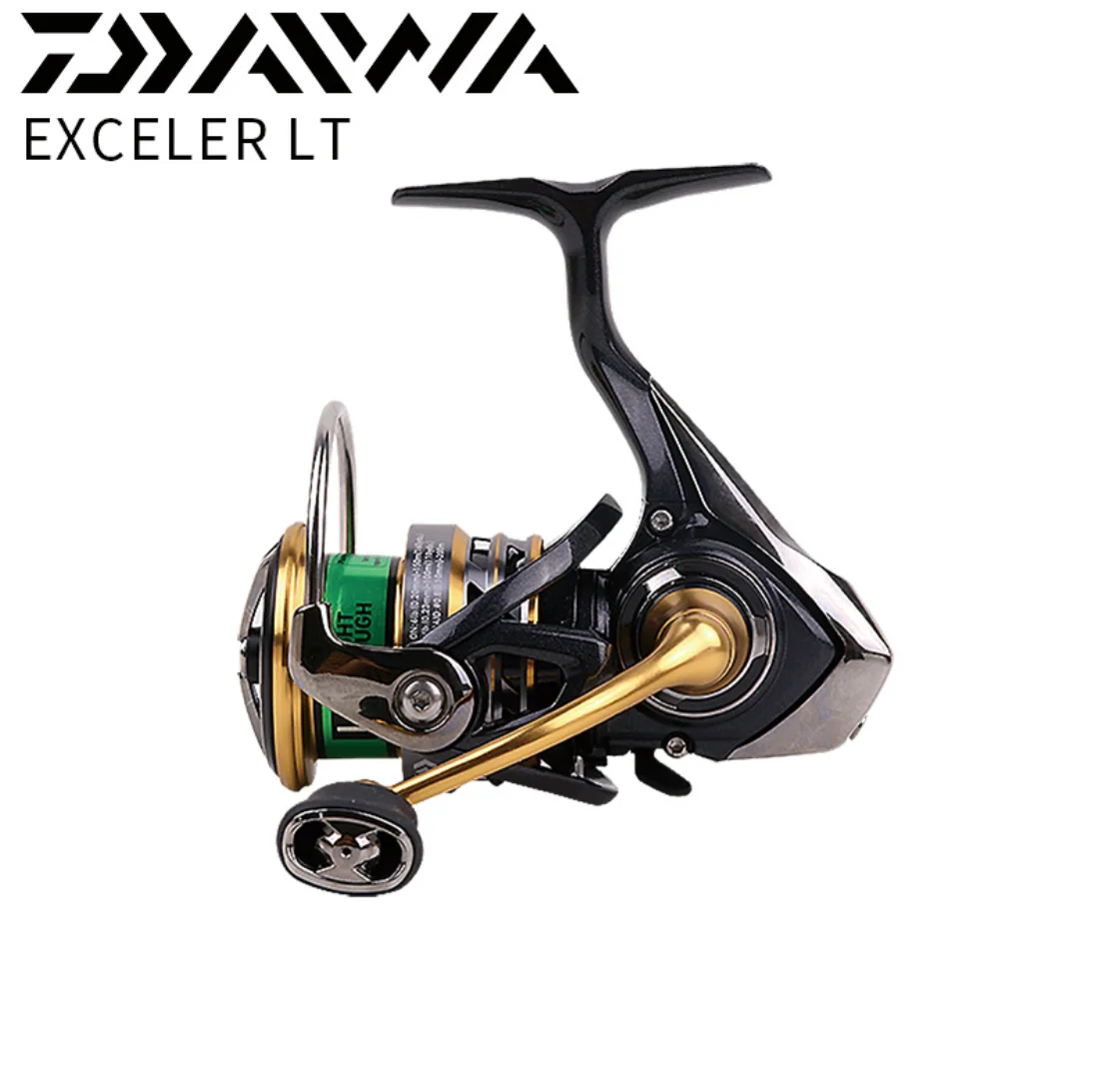 DAIWA оригинальная EXCELER LT 2 скоростная 1000 2000 2500 3000 4000 5000 спиннинговая Рыболовная
