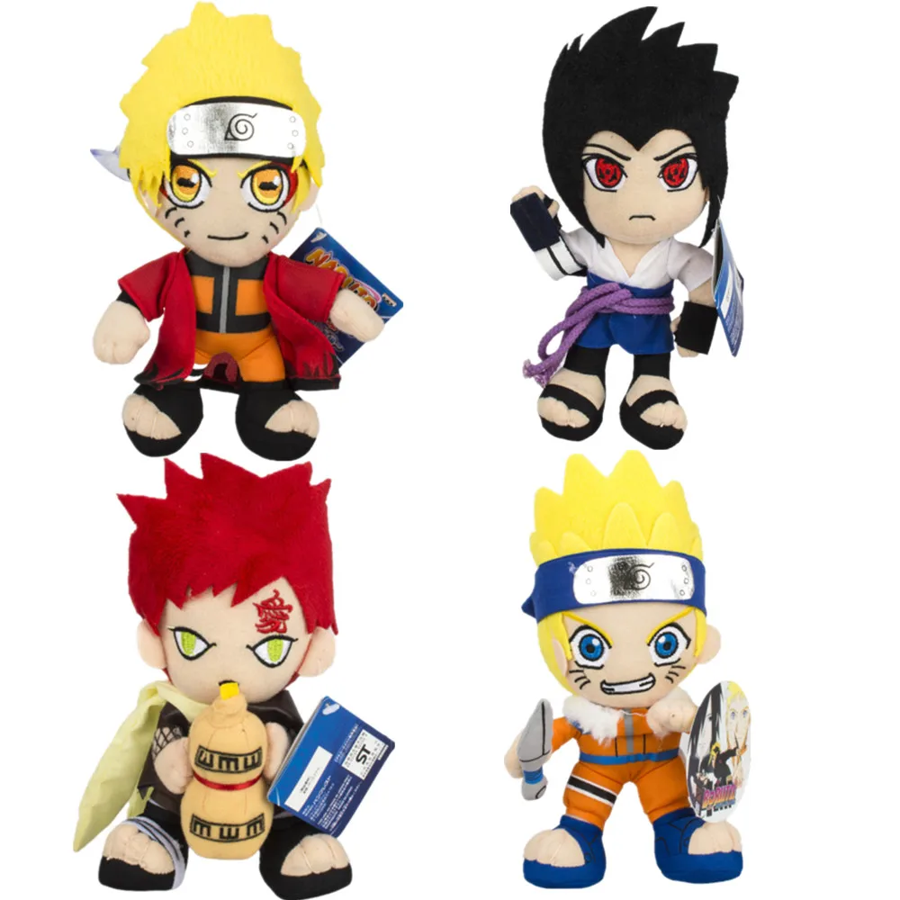 

20CM NARUTO UUchiha Sasuke Naruto Kakashi Uchiha Itachi Kurama Plush Kawaii Doll Toys Pendant Kids Toys Christmas Gifts