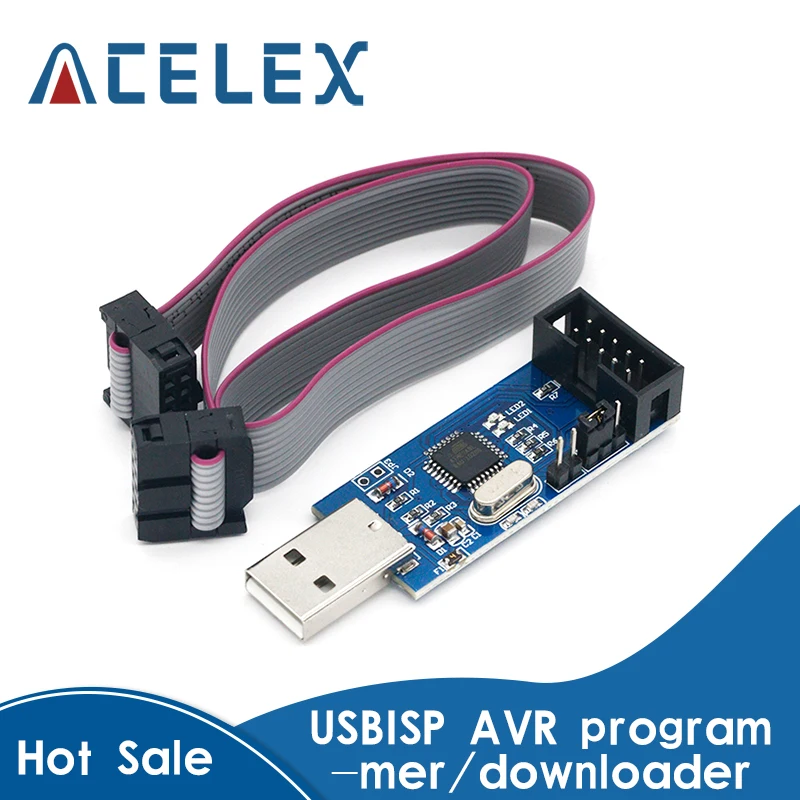 1 шт. Новый USBASP USBISP AVR программист USB ISP ASP ATMEGA8 ATMEGA128 Поддержка Win7 64K|win7| |