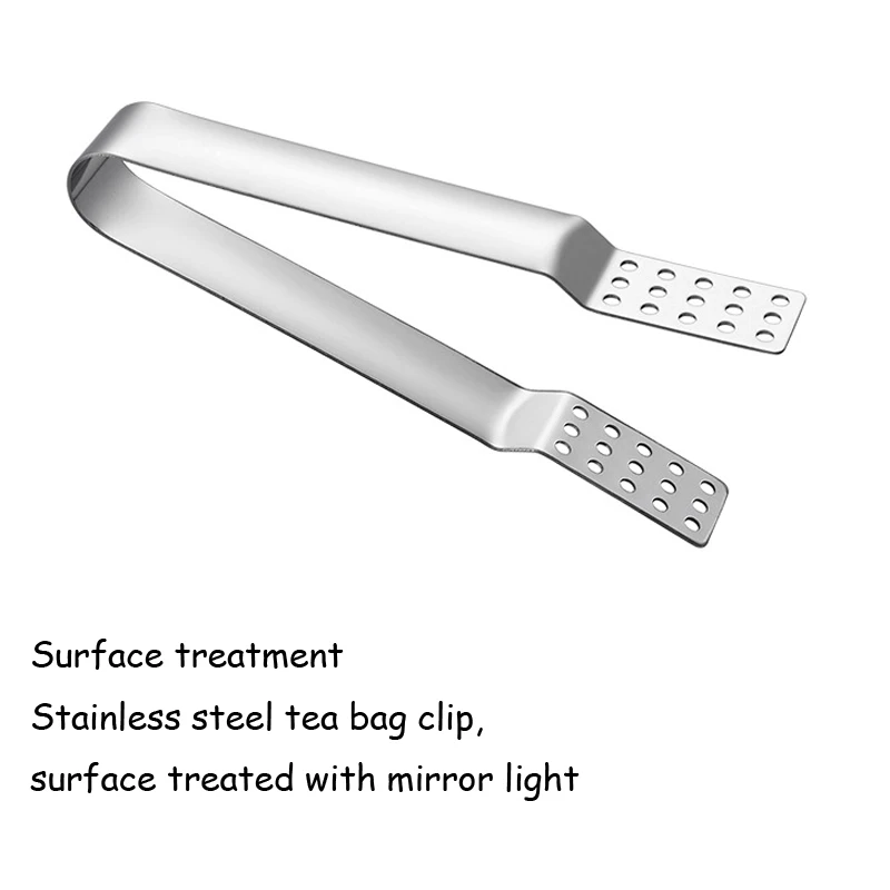 1 шт. зажим для чайного пакета из нержавеющей стали антигорячий щипцы аксессуары