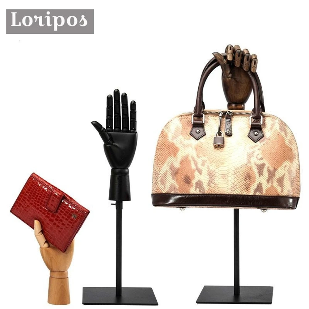 Подставка деревянная для демонстрации сумок витрина ювелирных изделий