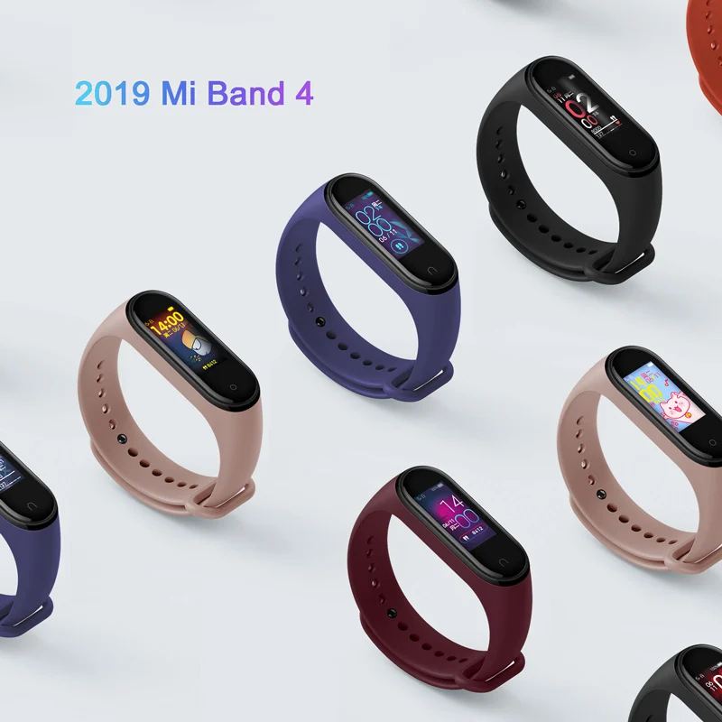 Глобальная версия Xiaomi Mi Band 4 умные Miband водонепроницаемый сердечного ритма фитнес