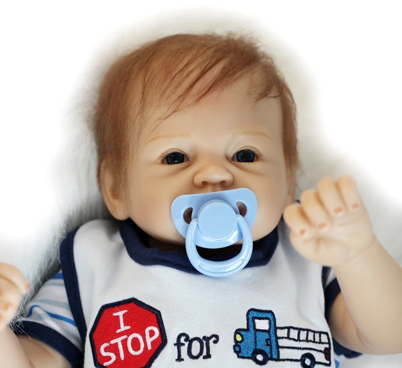 Кукла реборн силиконовая Мягкая 22 дюйма 55 см | Игрушки и хобби