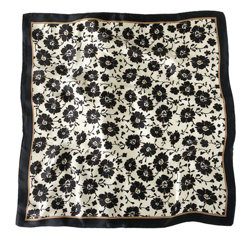 

Fashion Women Shawls Wraps for Ladies Neckerchief 100% Natural Silk Scarf Foulard Spring And Summer Scarves Shawl Hijab Bandana