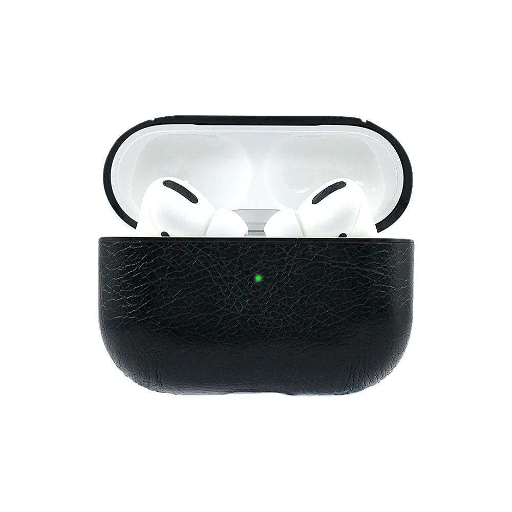 Чехол из искусственной кожи для AirPods Pro чехол оболочка наушников Airpod Apple Air Pods
