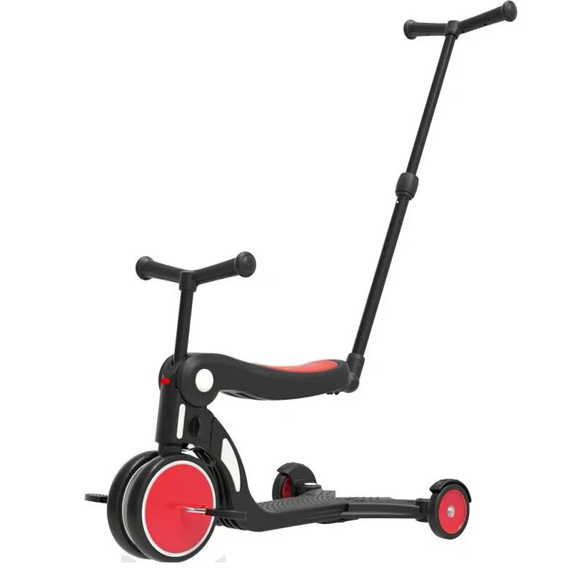 

5 In 1 Children's Scooter Ride on Toys Tricycle Child Balance Bike Transformative Baby Balance Bike Children's Tricycle Stroller