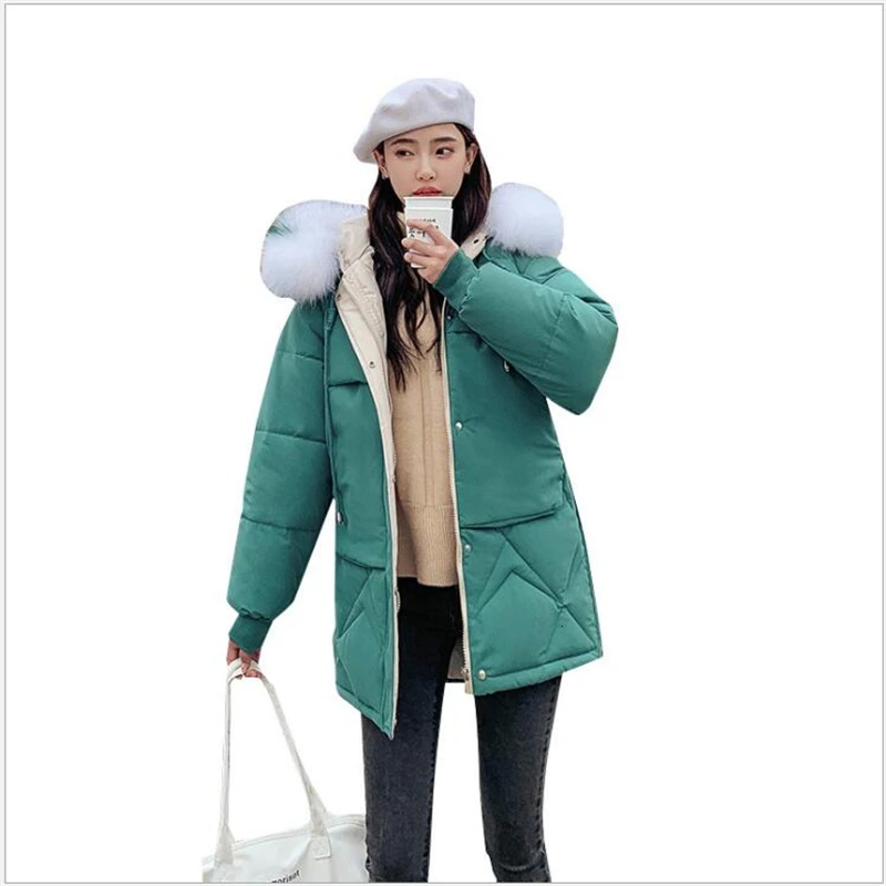 Fat Long Women Winter Jas Losse Student Cato Coat Warm Women's clothing parka 2019 233 | Женская одежда
