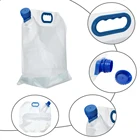 Спортивная сумка для воды, со шлангом, для использования на природе, мягкий чайник 5 л, складной, портативный, большой емкости, принадлежности для походов и кемпинга