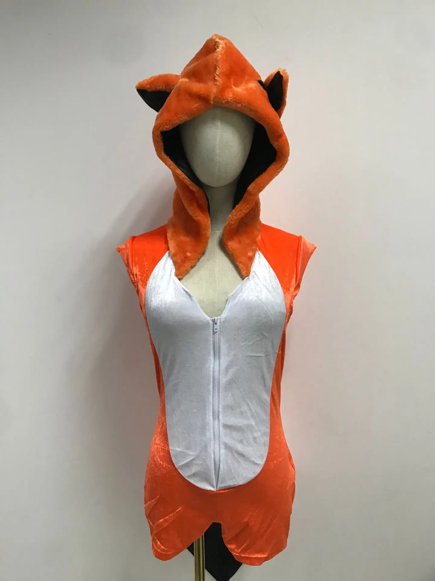 Женский пушистый комбинезон костюм животного для косплея на Хэллоуин|fox furry