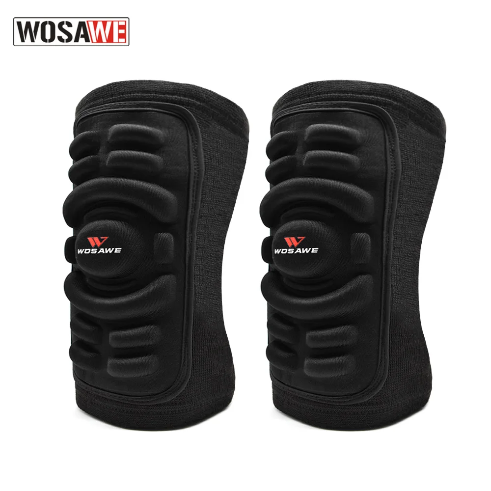 

WOSAWE 2pcs EVA Soft Foam Knee Pads for Knee Protection Outdoor Sport Protector Cushion Support Cycling Knee Brace Support