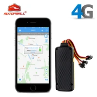 4g tracker gps locator 4g lte fdd waterproof ip65 cut oil vibration sos alarm lifetime free app gps tracker car tracking device