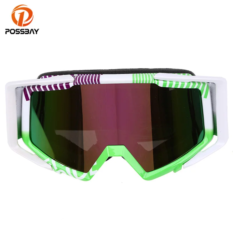 Мотоциклетные очки POSSBAY с защитой от УФ лучей разноцветные для мотоцикла катания