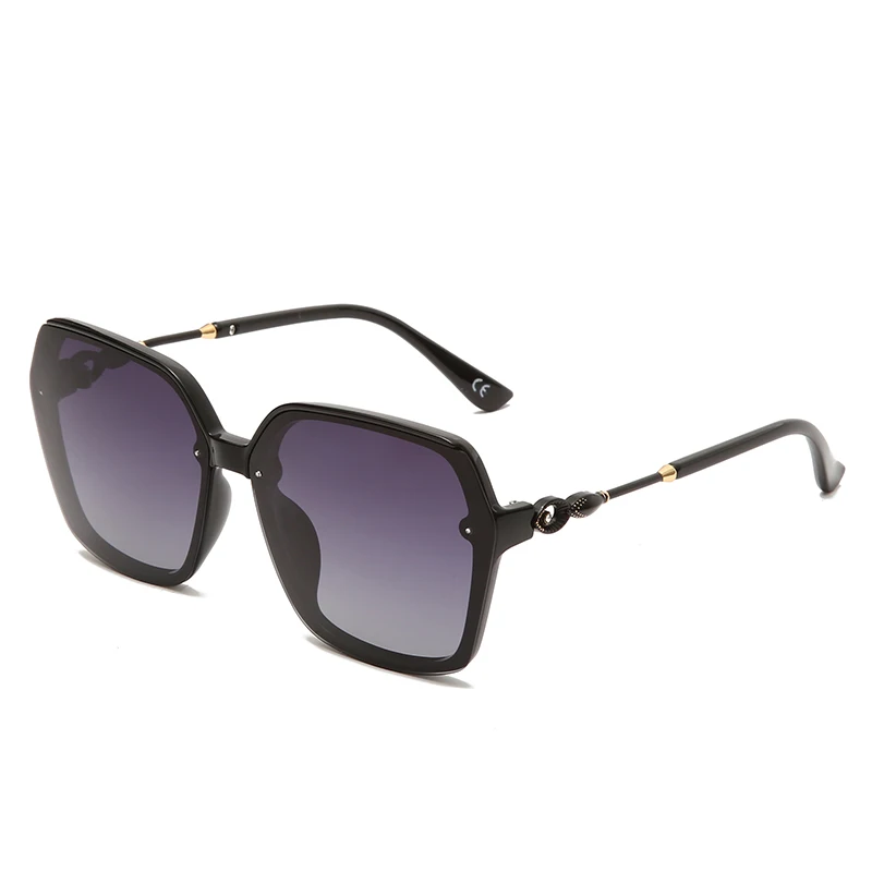 

2021 New Sunglasses Female Driving Polarizer UV Protection Sunglasses Tide Personality Sunglasses 50026