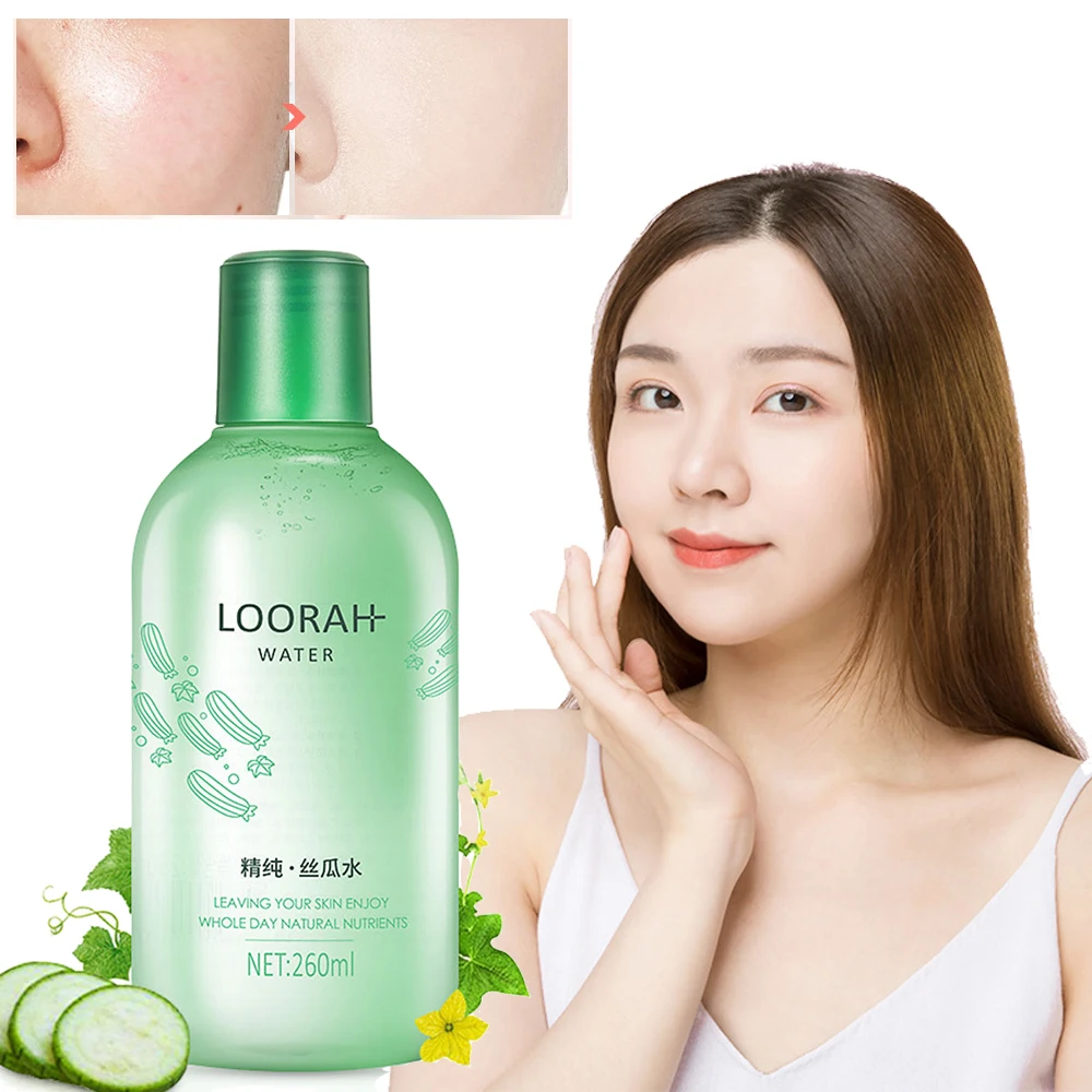 

Loofah Water Face Essence Gentle Moisturizing Oil control Anti Wrinkle Anti-Aging Shrink Pores Brighten Skin Loofah Water 260ml