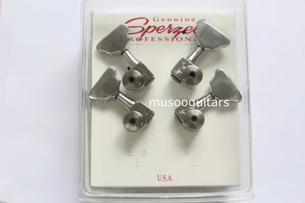 

NEW USA Sperzel Locking Tuners L2+R2 Bass Keys 4-Strings 2x2 Pegs CHROME PLATED