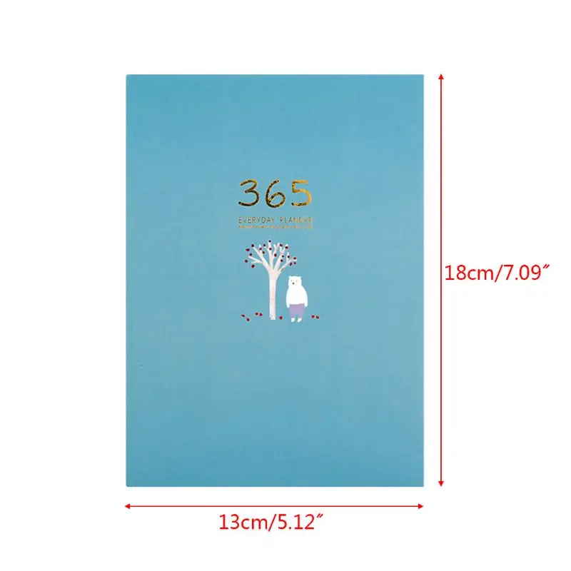

Cute Stationery Notebook 365 Planner Weekly Monthly Daily Diary Planner Notebooks Journals Business Office School Supplies
