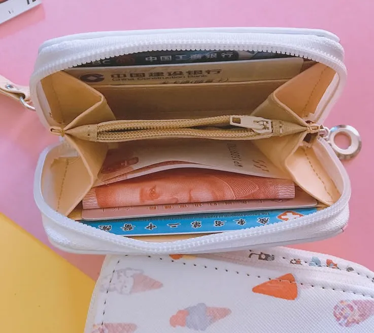 Новинка искусственная кожа мультяшный принт держатели для ключей унисекс