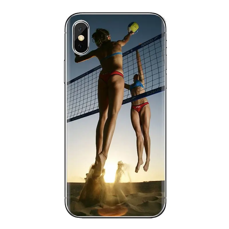 Girls Sports Peace Love Volleyball Phone Covers For Xiaomi Mi3 Samsung A10 A30 A40 A50 A60 A70 Galaxy S2 Note 2 Grand Core Prime |