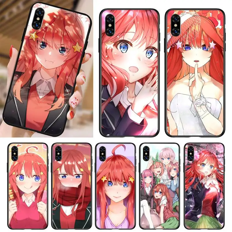 

Itsuki Nino Yotsuba Nakano Phone Case For Iphone 5 5s se 6 6s 7 8 11 12 X Xs Xr Pro Plus Max Mini