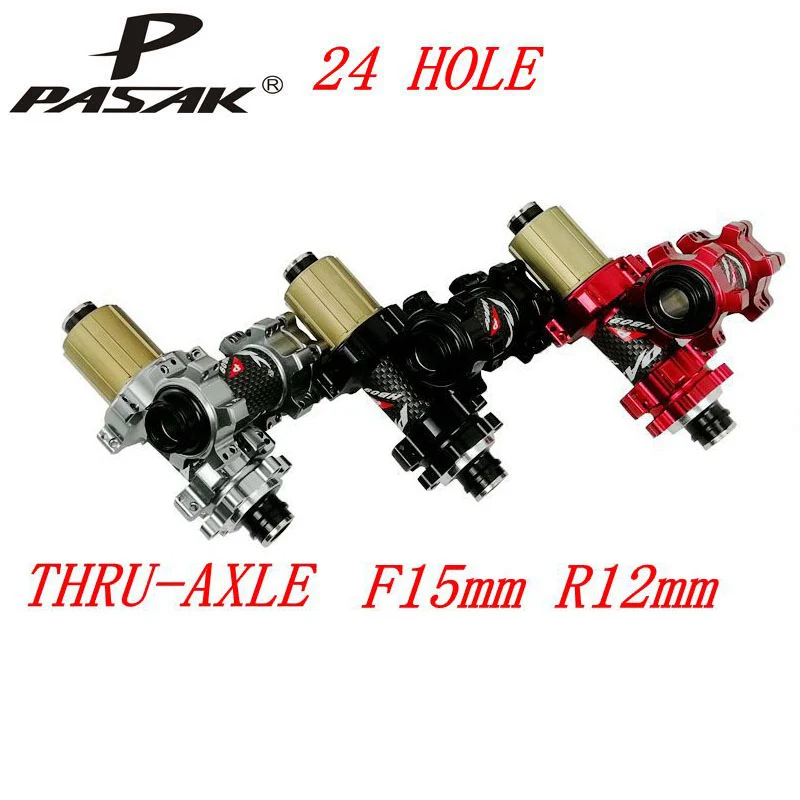 Bestellen Pasak 700c Rennrad Laufradsatz Disc Bremse 6 Schrauben 40mm Tiefe 28c Versiegelt Lager 24 Löcher Steckachse 15mm 12mm 142mm Fahrrad Rad