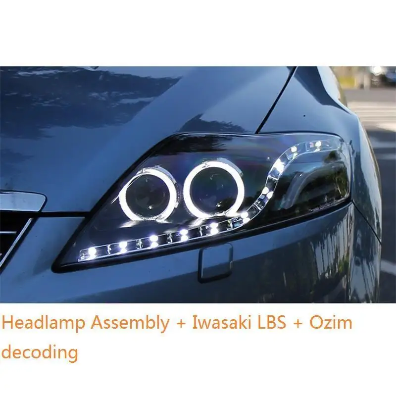MODEL H Внешний стиль Luces Para Авто Лампа Cob Led Drl дневные ходовые фары автомобильные огни в сборе 17 18 для Ford Mondeo - Цвет: MODEL H