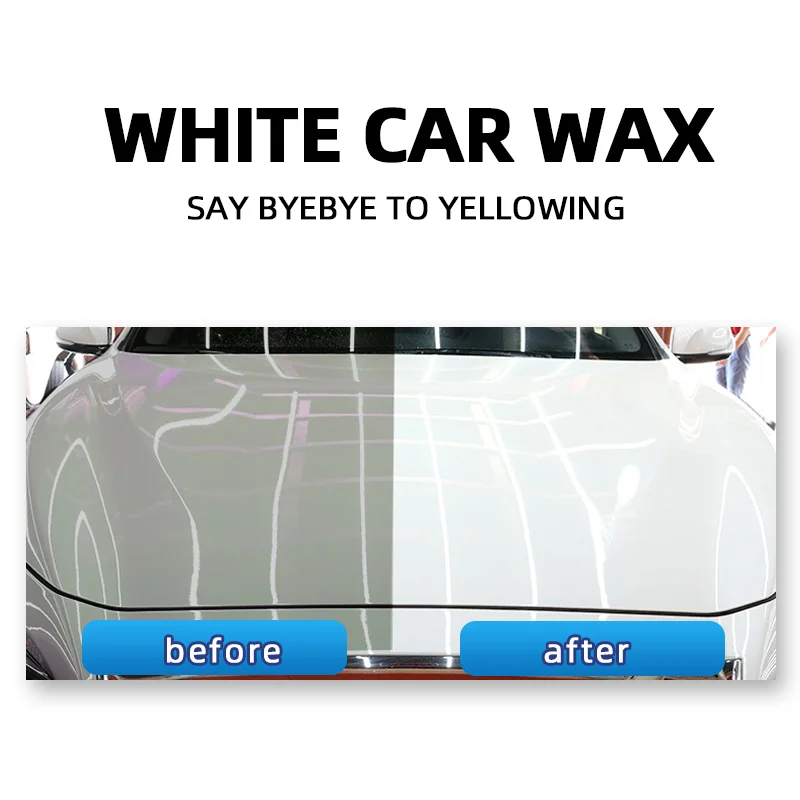 Белый автомобильный воск для кузова белый твердый автомобиля легок в