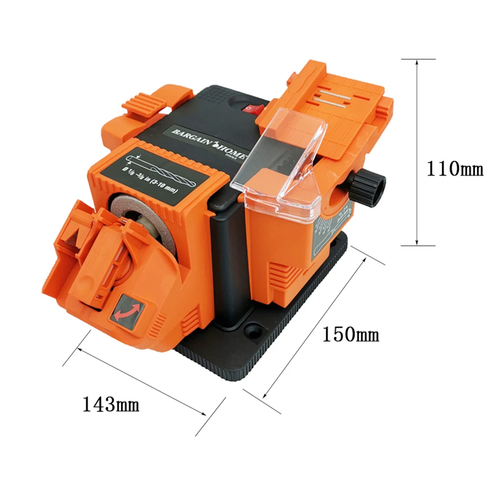 

65W 220V/110V 3 in 1 Multifunction Knife Sharpener Scissors Electric Drill Sharpening Machine Grinding Sharpener For Knife
