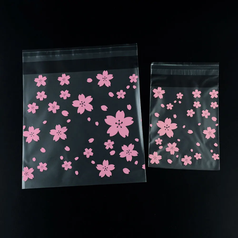 100 шт. подарочные пакеты пластиковые печенья для упаковки хлеба выпечки в белый