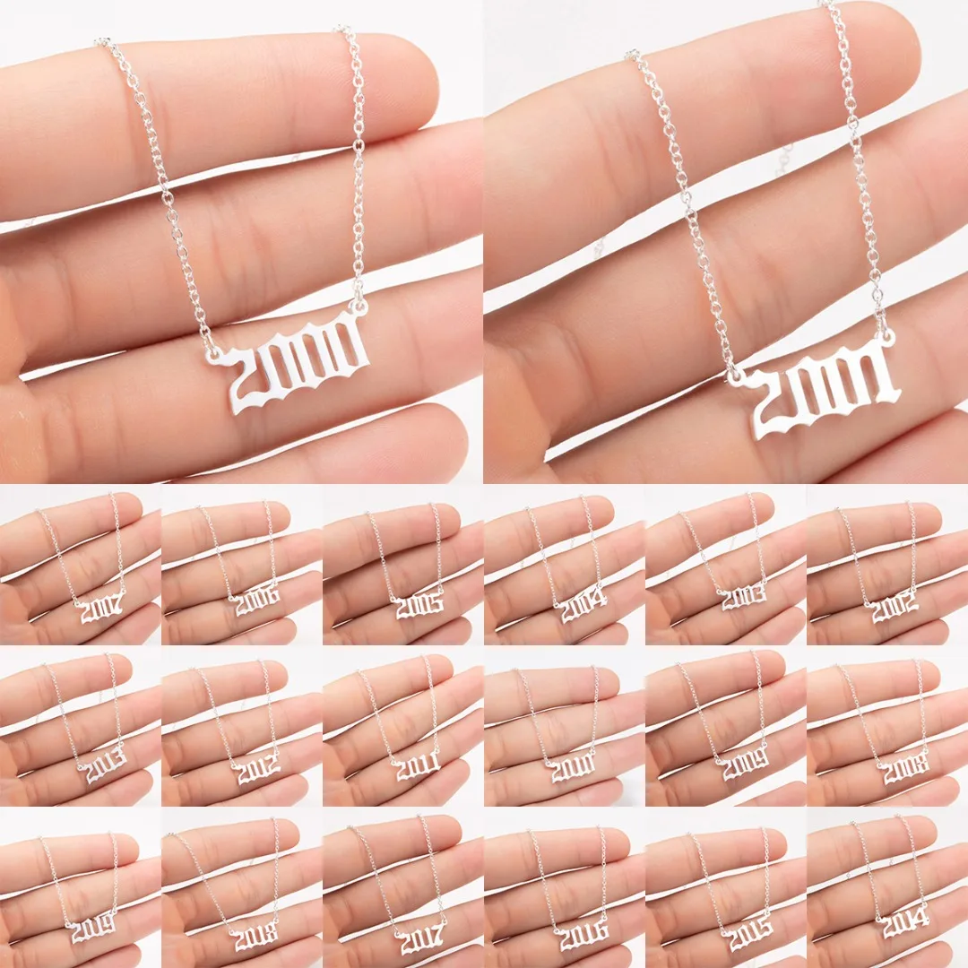 Ожерелье в стиле панк из нержавеющей стали с буквами на английском языке