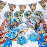 94pcs disney cartoon toy story baby shower boys birthday party decoration wedding event party supplies various tableware sets