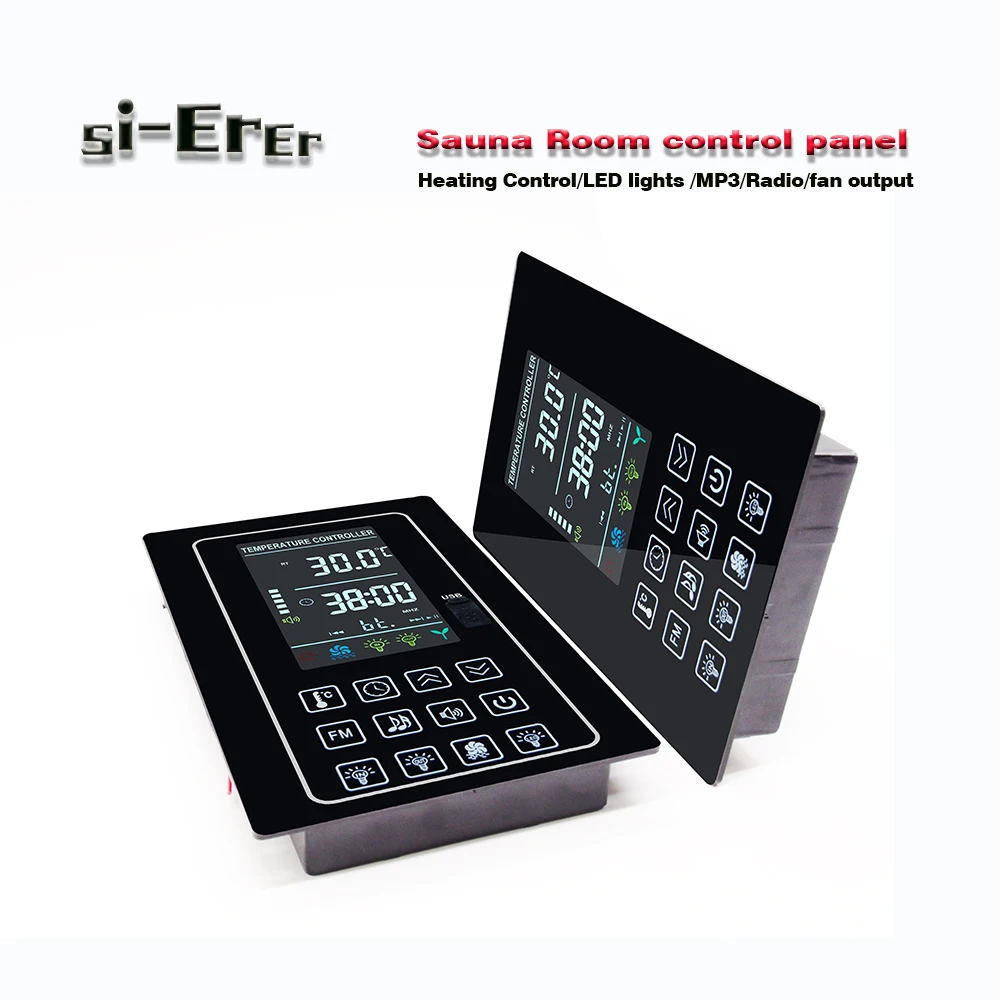Регулятор температуры 110 В 220 30 А для сауны цветной экран 813 многофункциональный
