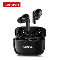new lenovo xt90 tws wireless earphone bt5 0 headphones ipx5 waterproof headset touch button with 300mah charging box earphone