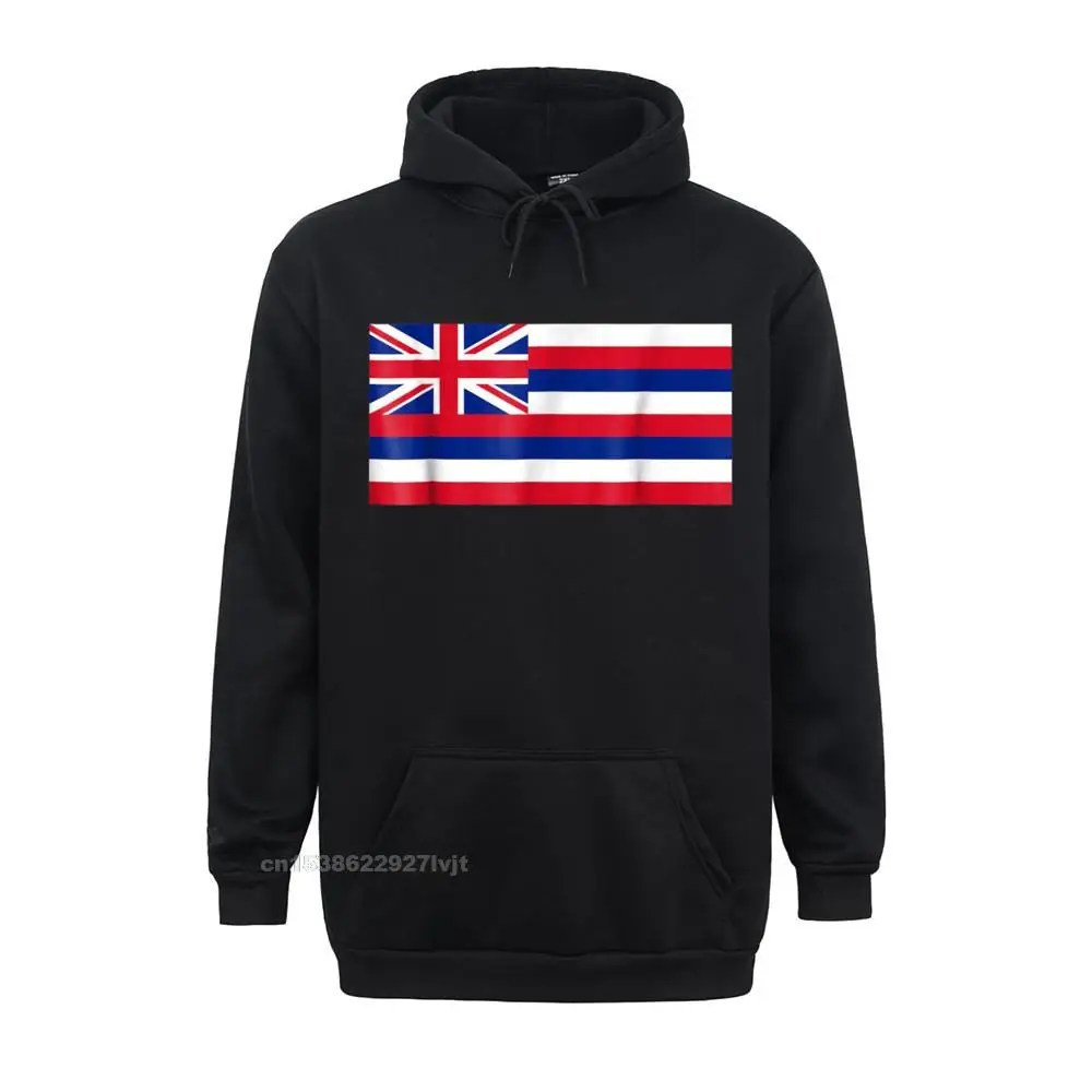 Hawaii Flag Hoodie Hawaiian Shirt Hoodie Hoodies Fitted Harajuku Sweatshirts Cotton Printed On Crazy Men's