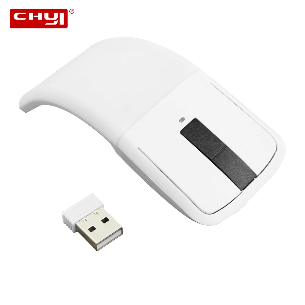 CHYI Беспроводной Складная мышка Arc Touch оптический USB PC компьютерная мышь