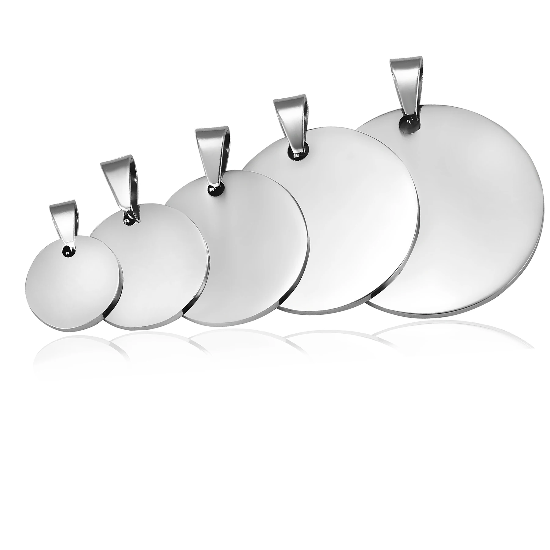 5 шт кулон из нержавеющей стали штампованные незаполненные бирки на ошейник для