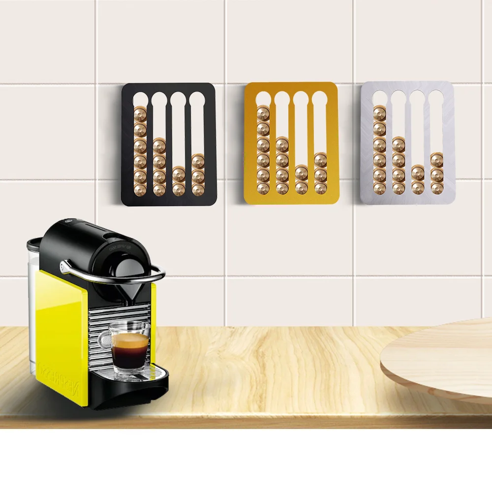 Держатель для кофейных капсул Nespresso 24 чашки стойка полка хранения держатель