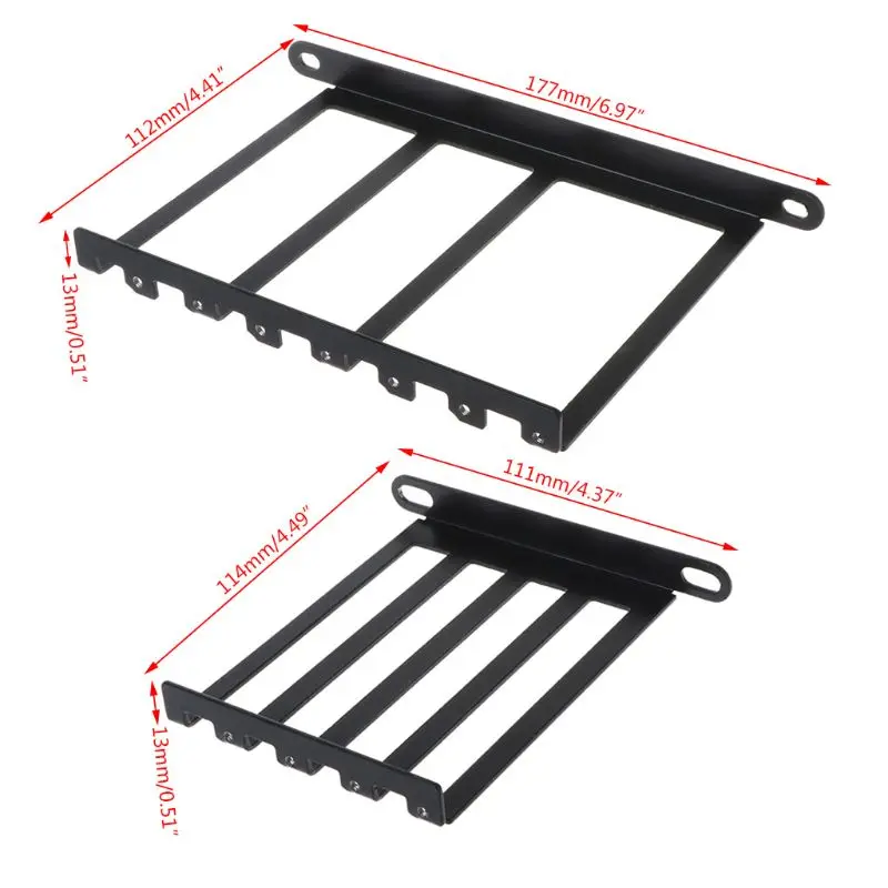 Metal Graphics VGA Card Holder Aluminum Alloy Bracket Front Side Converted Support with 4/7 Holes | Компьютеры и офис