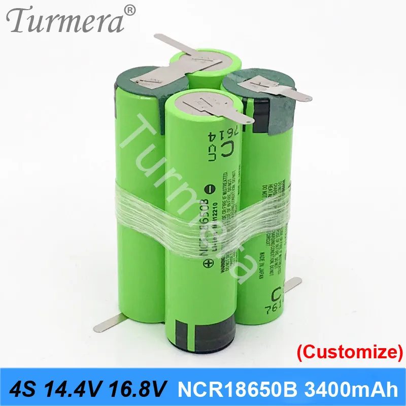 18650 батарея 3400 мАч 6800 ncr18650b 12 6 в 16 8 21 В для шуруповерта shurik shura 3s 4s - купить по