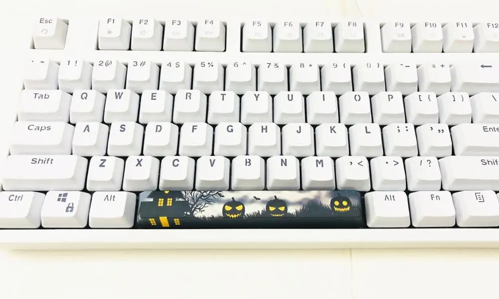 Тыква Хэллоуин краситель подложенный пробел Keycap толстые PBT Keycaps Вишневый профиль