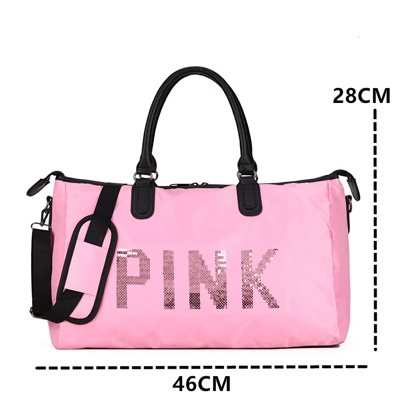 One-shoulder Gym Women's Bag Large-capacity Yoga Sports Handbag Waterproof Swimming Duffel Short-distance Travel Golf Carry Bags