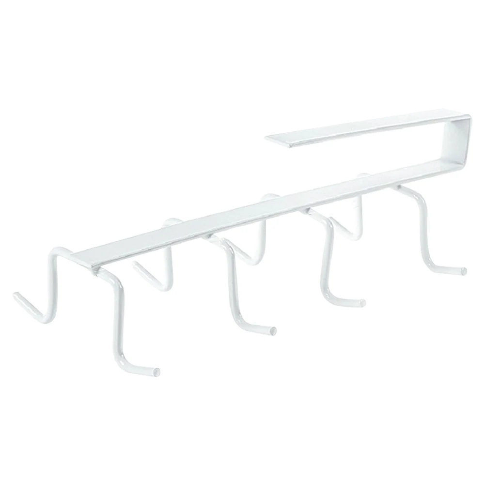 

Mug Holder Under Cabinet Utensils Holder Storage Rack No Drilling Kitchen Hanging Rack for 2.5cm or Less