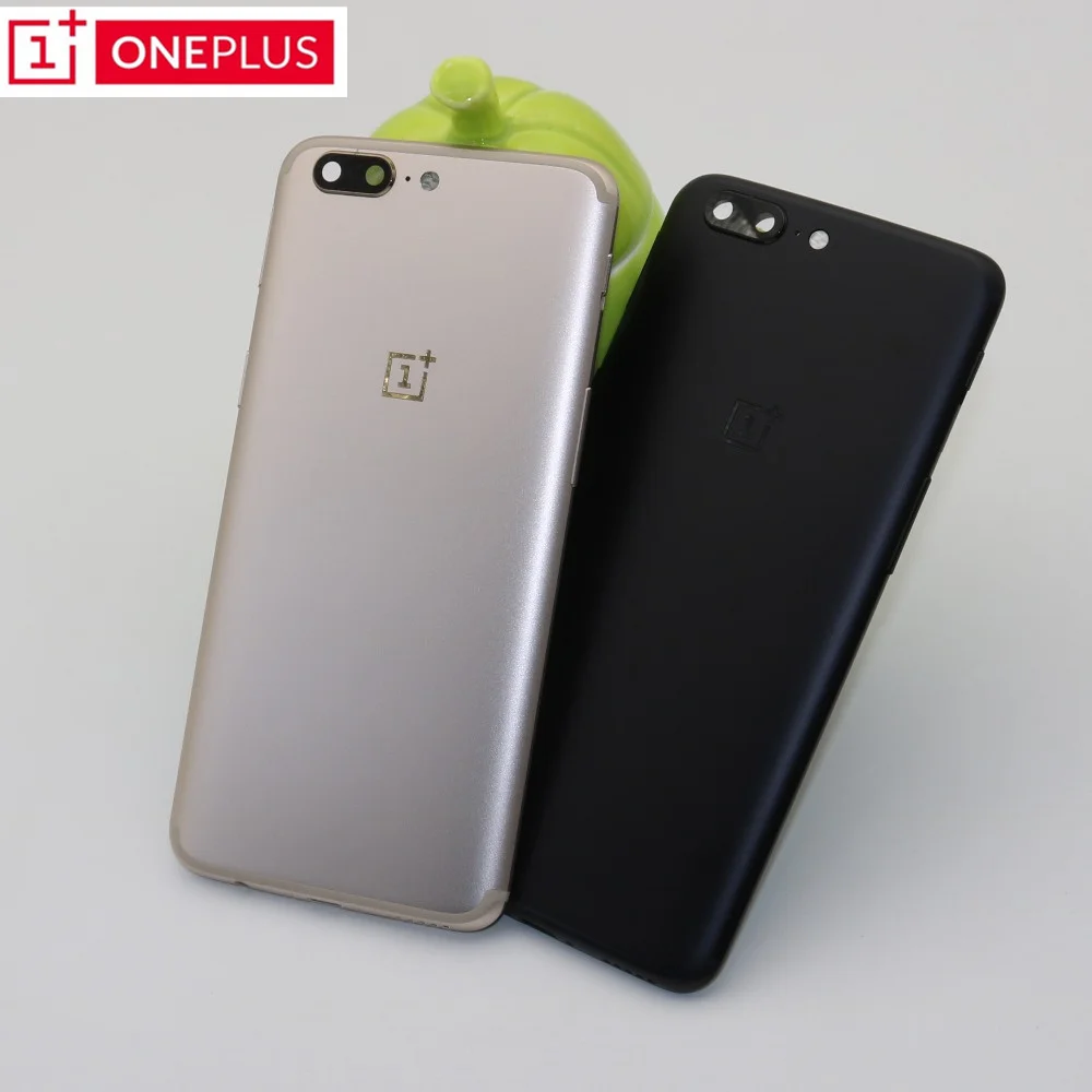 Задняя крышка аккумулятора для Oneplus 5 A5000 сменный корпус с кнопками регулировки