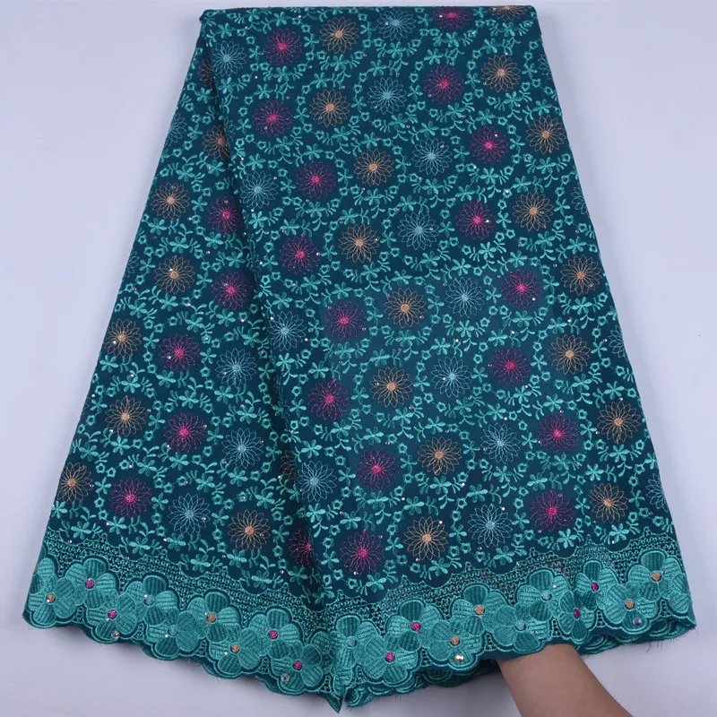 Original Swiss Voile Lace In Switzerland Strong Stones African Dry Fabric Awesome Nigerian Garment A1717 | Дом и сад