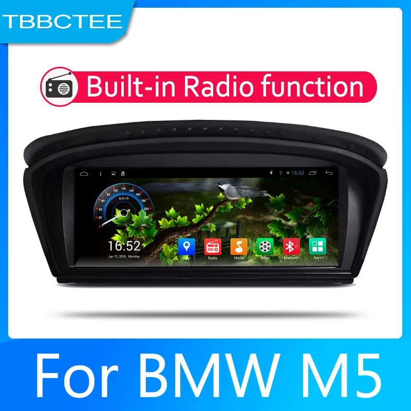 Для BMW M5 2004 2005 2006 2007 2008 2009 CCC CIC 1080P IPS LCD экран Android 8 Core автомобильное радио BT 3G4G AUX GPS