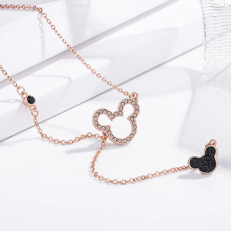 

Disney's new explosion Mickey hollow cartoon necklace fashion ladies necklace wild simple jewelry baby doll accessories