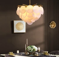 postmodern creative personality leaf chandelier living room dining room bedroom nordic luxury led white chandelier