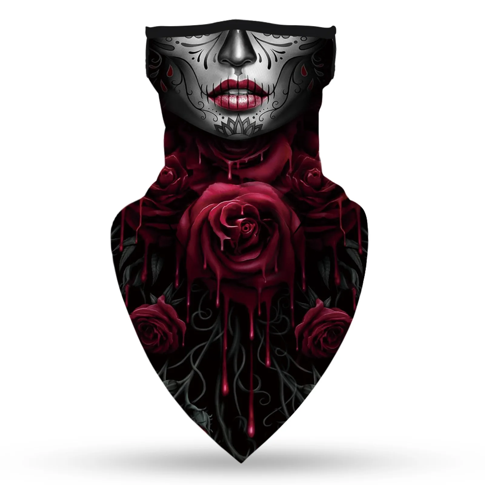 

Clown 3D series digital printing outdoor dustproof hanging ear triangular scarf mask multifunctional magic Headband